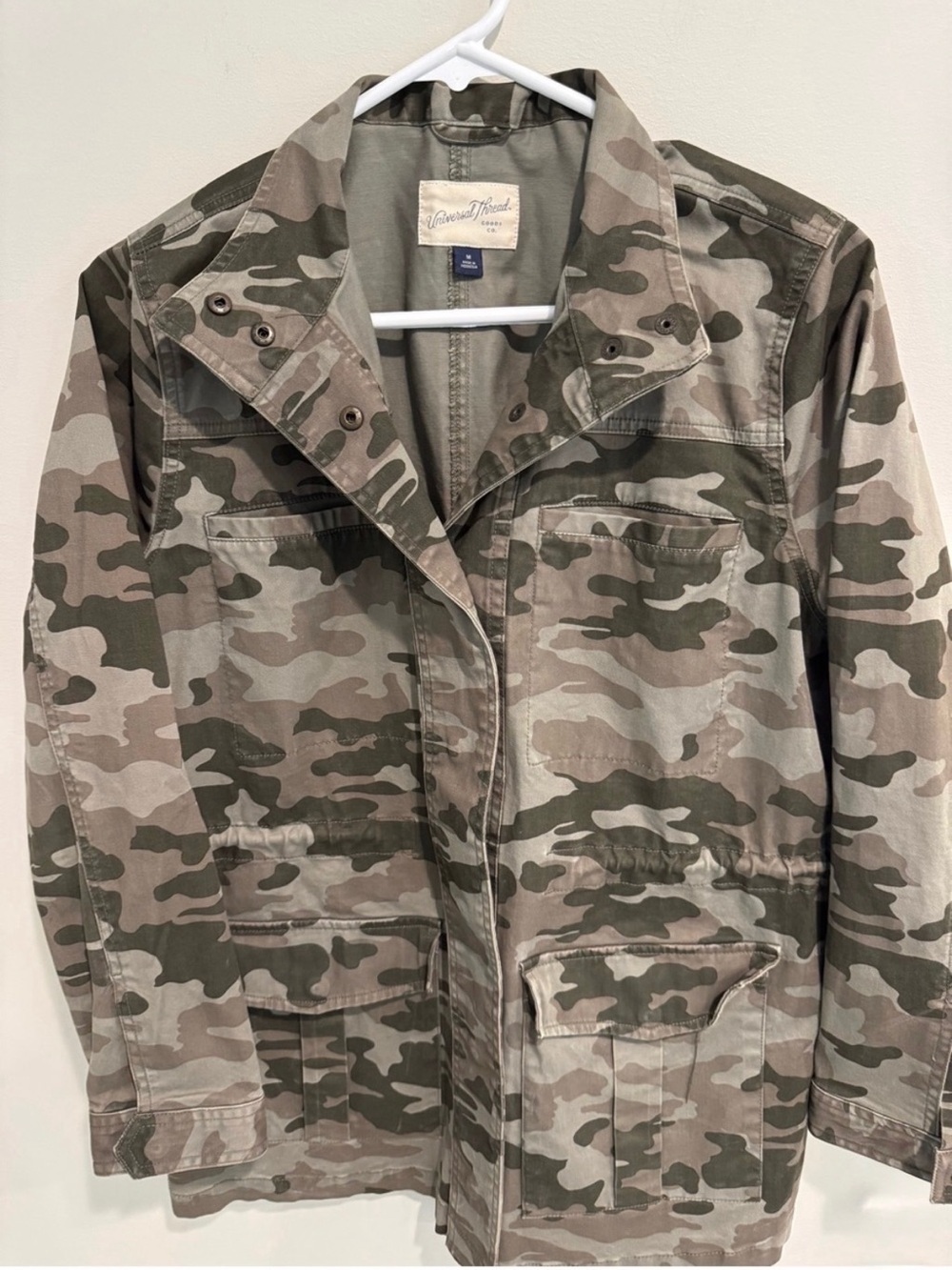 Universal Thread Women's Camo Field Jacket in Olive and Tan Size Med - Picture 1 of 3